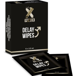 X Power - Lingettes Delay 6 Unités